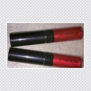 Smashbox lot 2 mini lip crimson chrome red